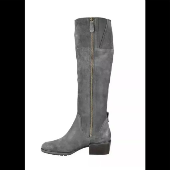 Timberland Women’s Sutherlin Bay Tall Grey Boot - Picture 3 of 7